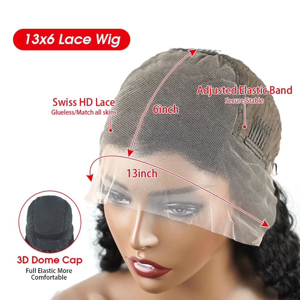 Pelucas de cabello humano liso sin pegamento pre-cortadas para mujer, peluca brasileña sin pegamento, lista para usar, pre-arrancada, 200%.
