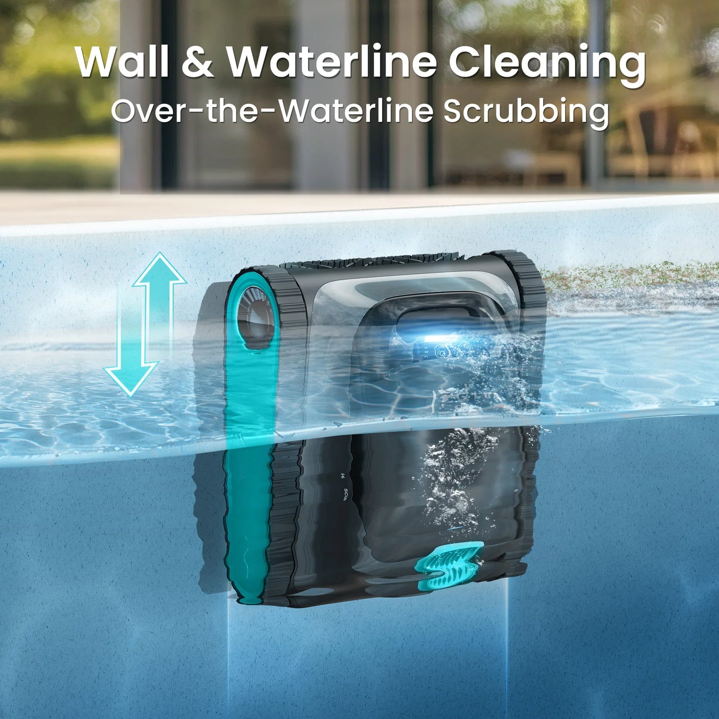 Aiper Scuba S1 Pool Cleaner Robot, Floor, Wall, Waterline, 270-Min