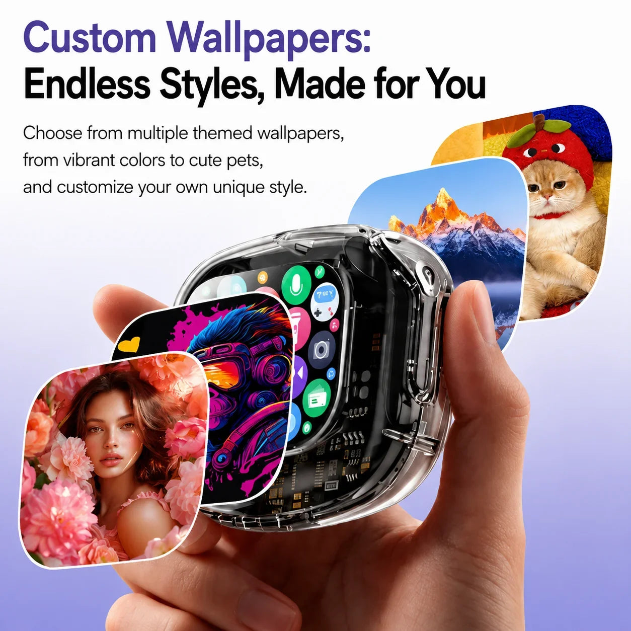 Wireless Bluetooth Headphones,144 Language Real Time Translation Earphones for Business,with Smart Touch Screen HiFi TWS Headset