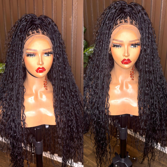 Trenzas boho de cabello humano