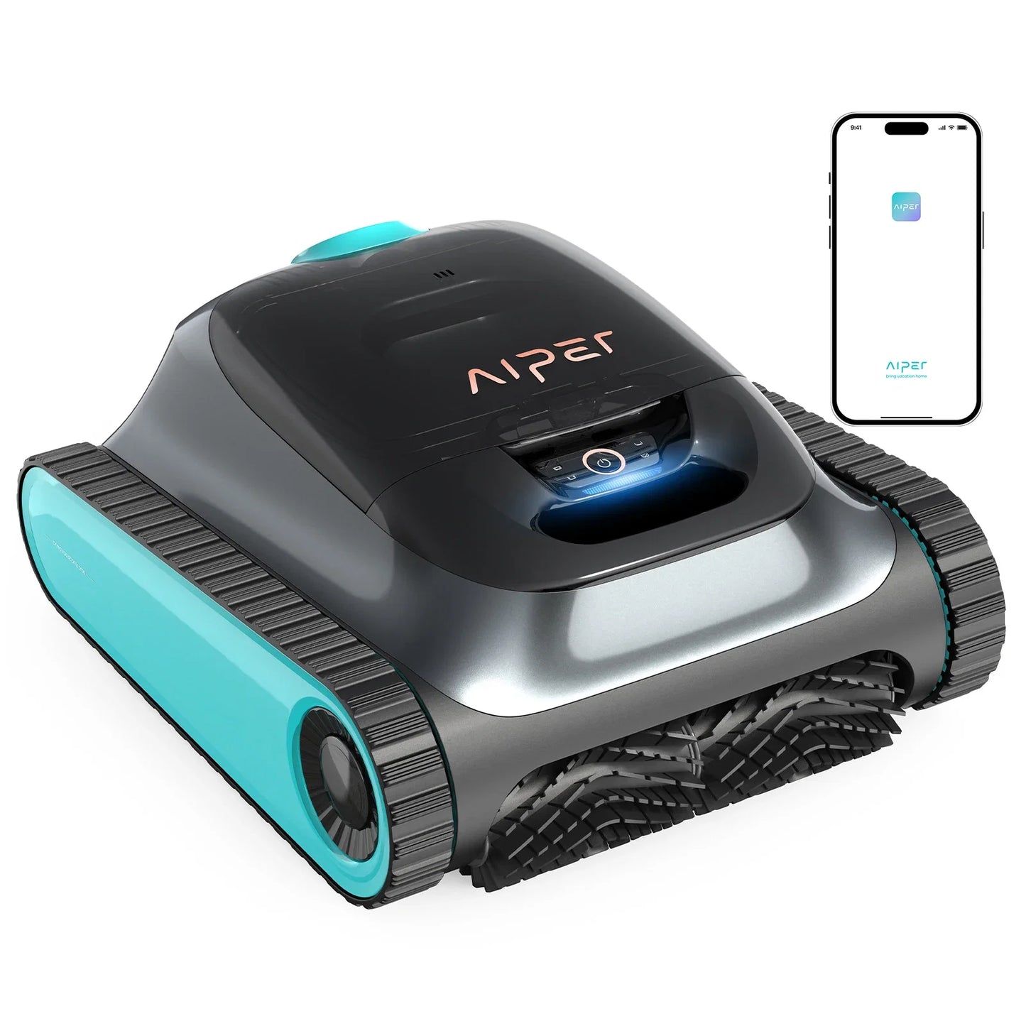 Aiper Scuba S1 Pool Cleaner Robot, Floor, Wall, Waterline, 270-Min