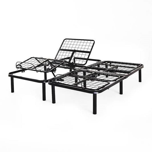 Base de cama ajustable eléctrica con cabecera y pie para cama King Dividida con control remoto