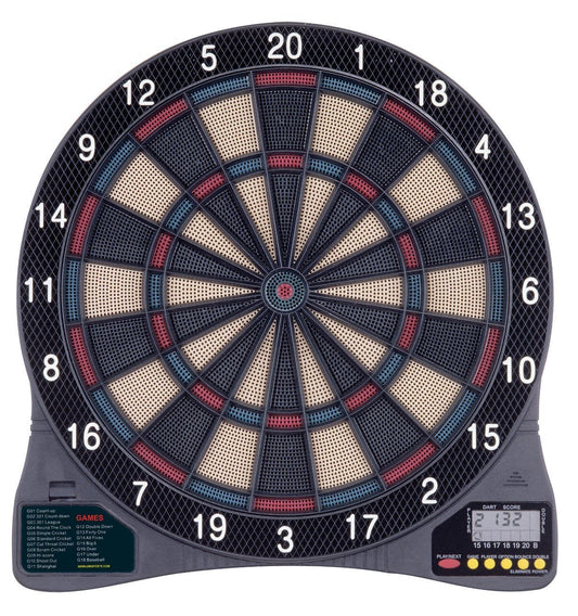 Juego de dardos electrónico con 6 dardos de punta blanda
