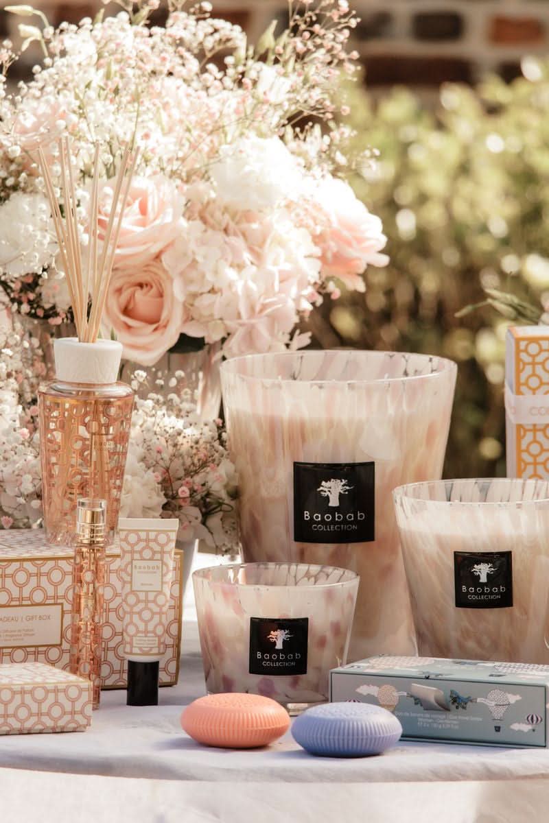Baobab Collection White Pearls Candle