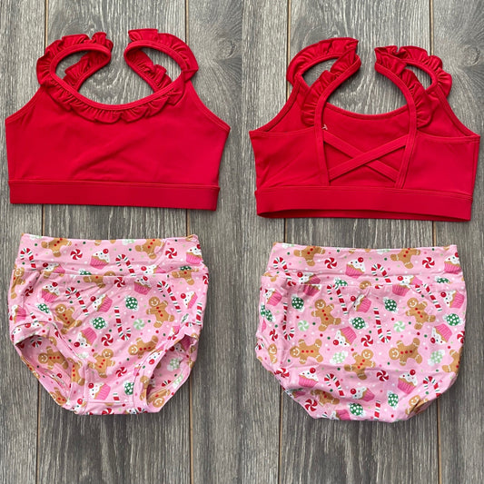Conjunto Clásico de 2 piezas de Niña de Jengibre