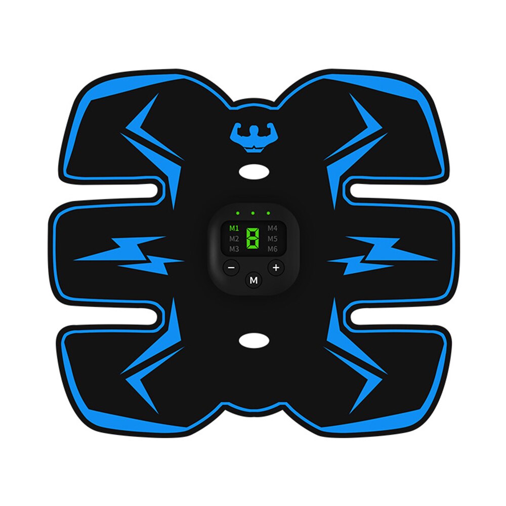 EMS Muscle Stimulator with LED Display USB Rechargeable Abdominal Belt Work Out Power Fitness Abdominal Men Women