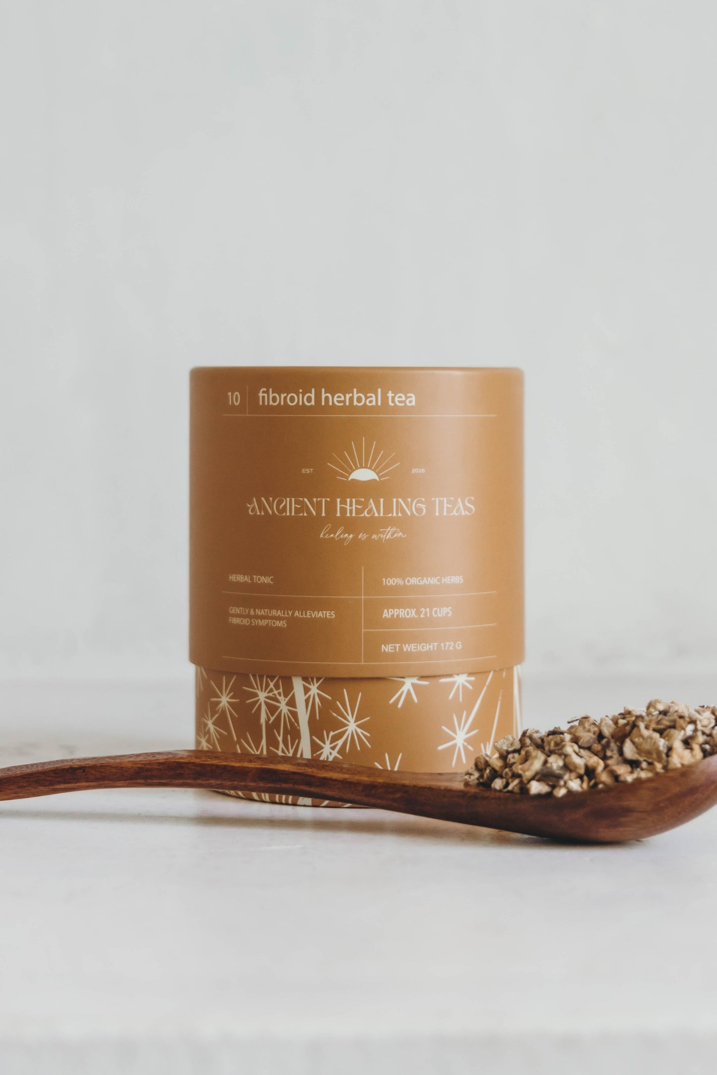 Té de hierbas para fibromas - Bienestar menstrual natural | Suministro para 30 días