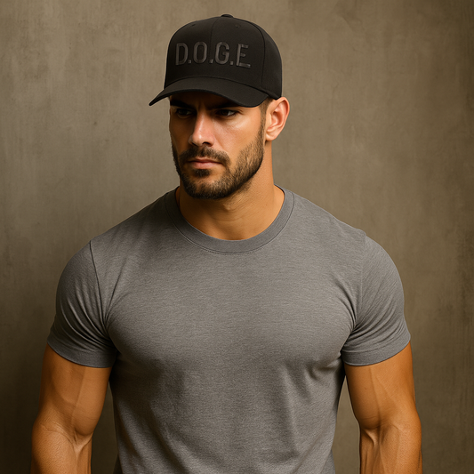 CLÁSICO - Gorra D.O.G.E Negra/Gris