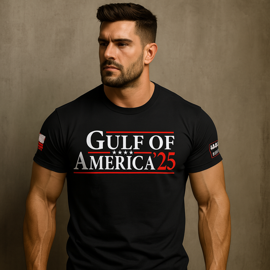 Camiseta negra Golfo de AMÉRICA