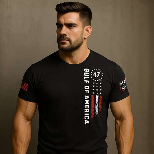 Camiseta Golfo de AMÉRICA con bandera
