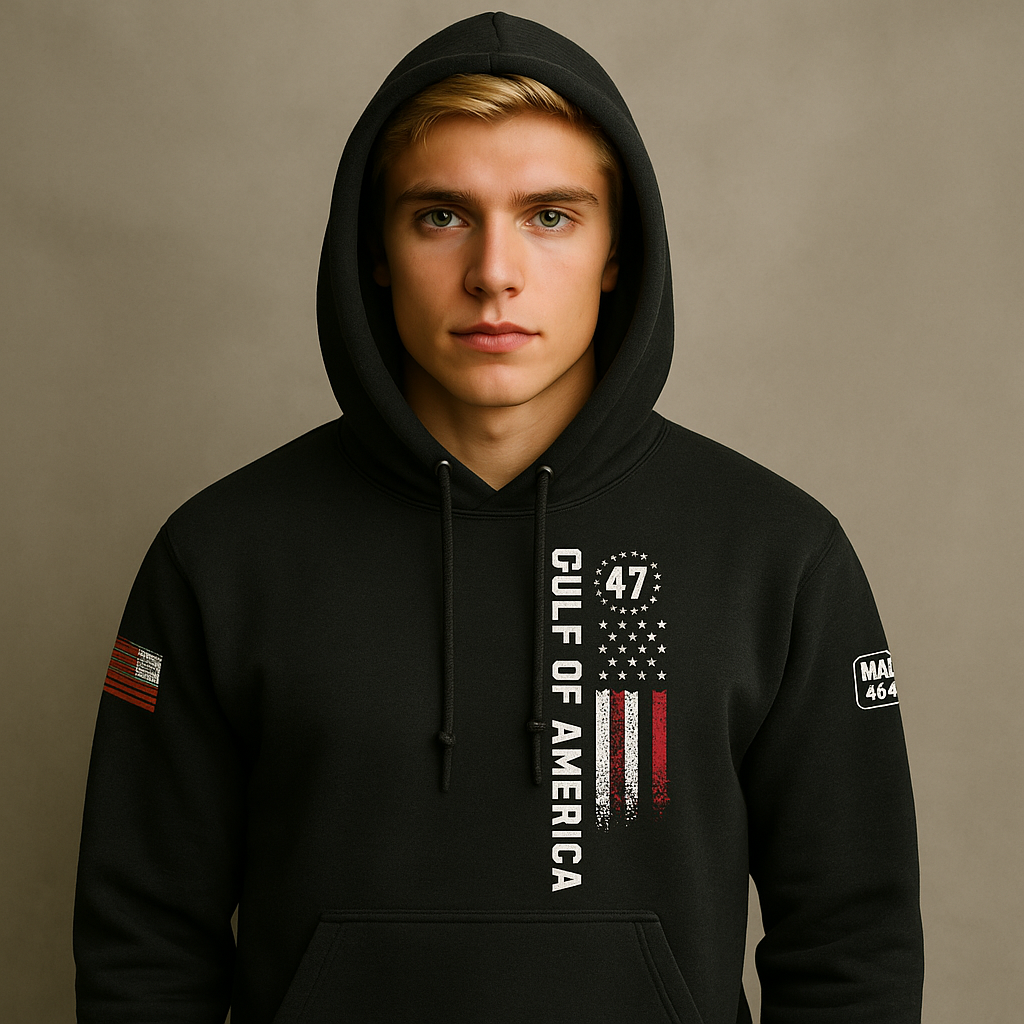 Sudadera con capucha Gulf of AMERICA con bandera