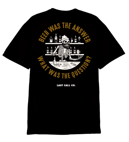Camiseta Last Call Co. Answer de manga corta