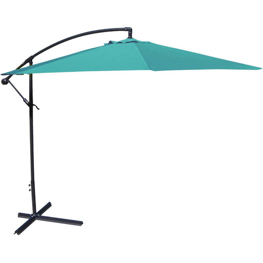 Parasol de jardín en voladizo de 3 metros con toldo color Aruba Teal