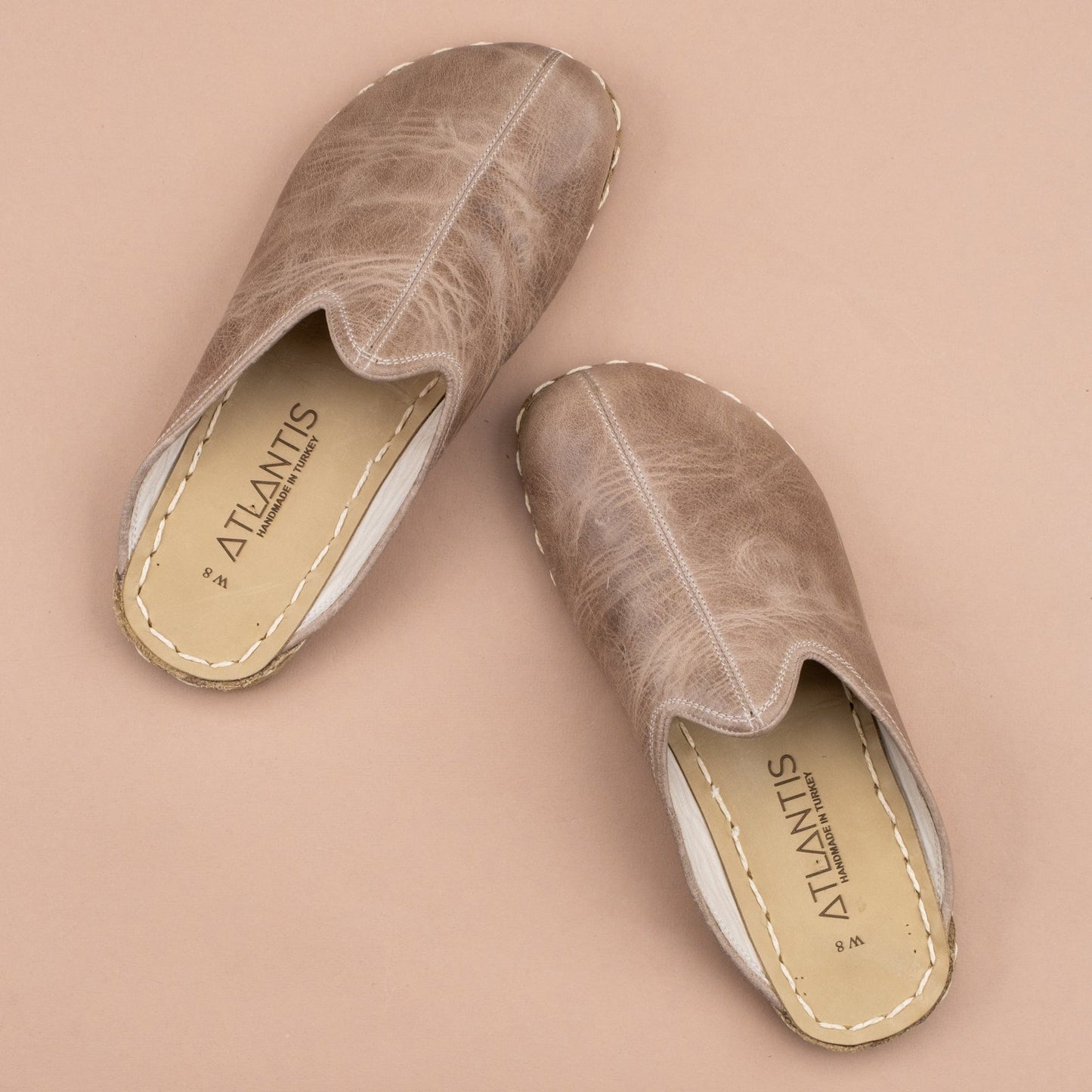 Men's Tan Barefoot Slippers
