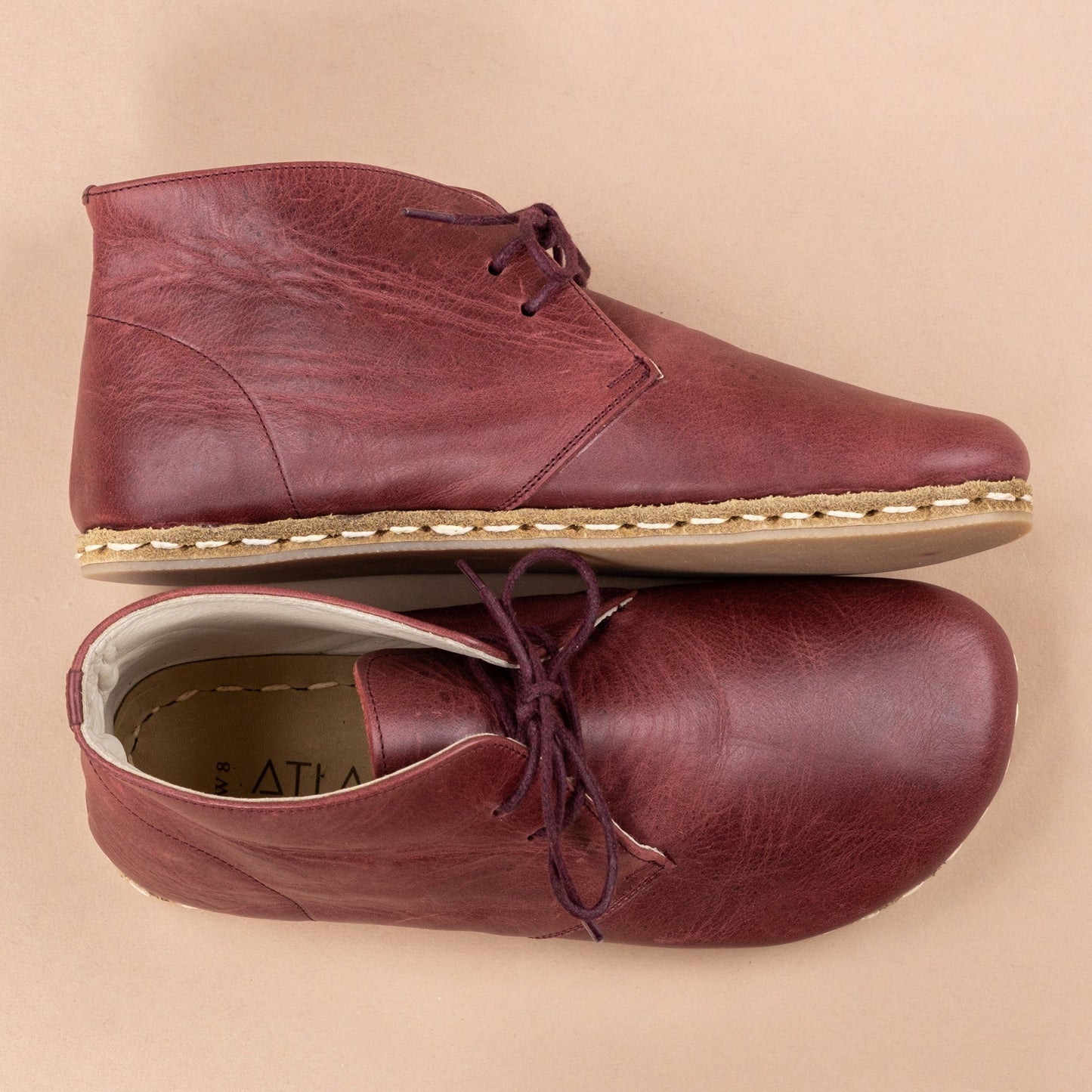 Women's Scarlet Barefoot Boots with Laces