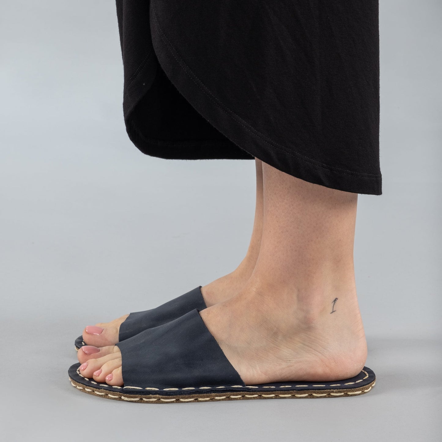 Women's Blue Barefoot Slide Sandals