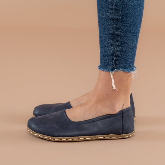 Women's Blue Barefoot Ballet Flats