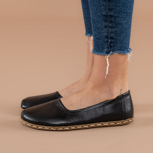Women's Black Barefoot Ballet Flats