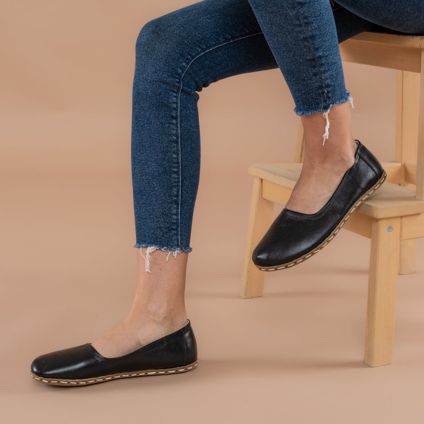 Women's Black Barefoot Ballet Flats