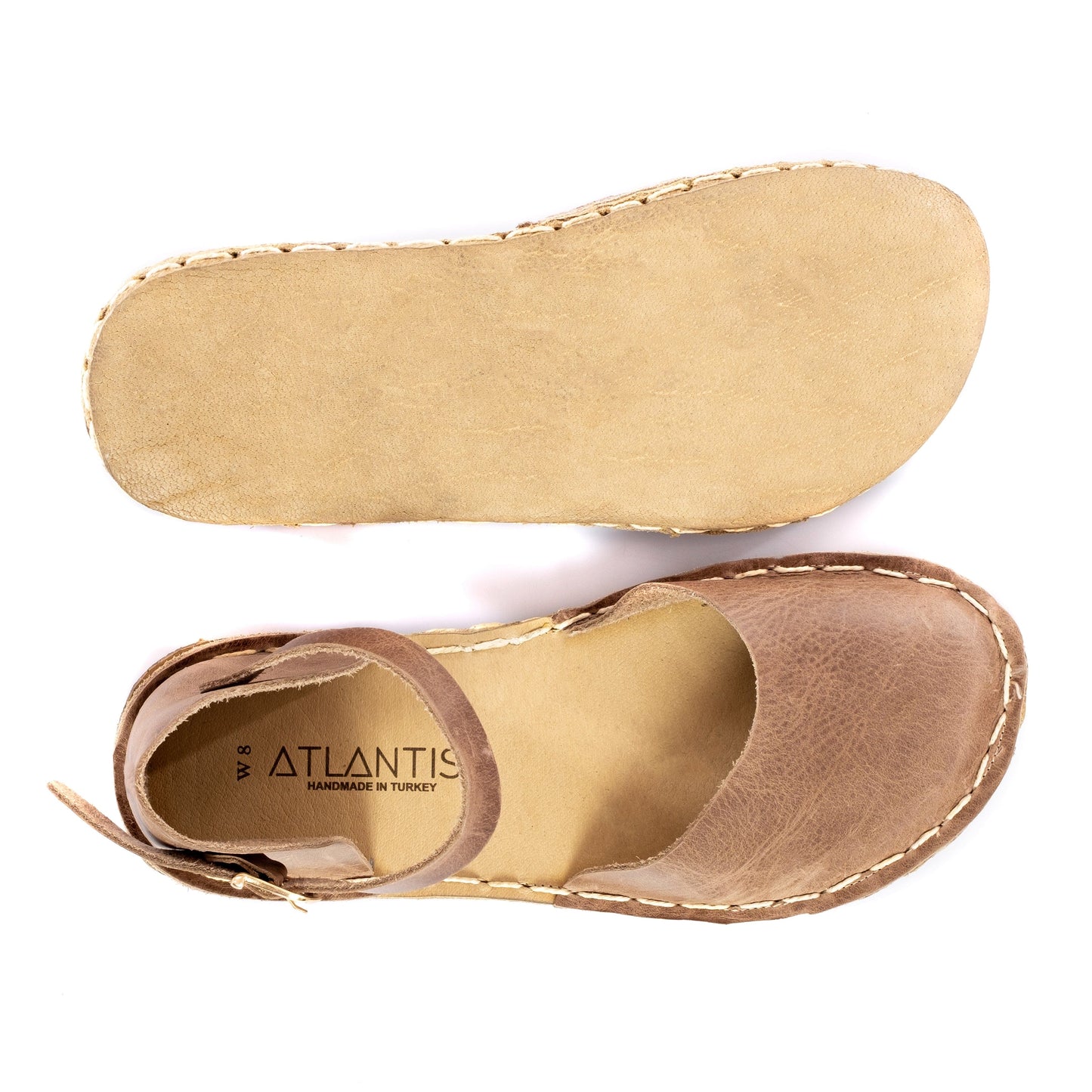 Women's Tan Natural Barefoot Sandals
