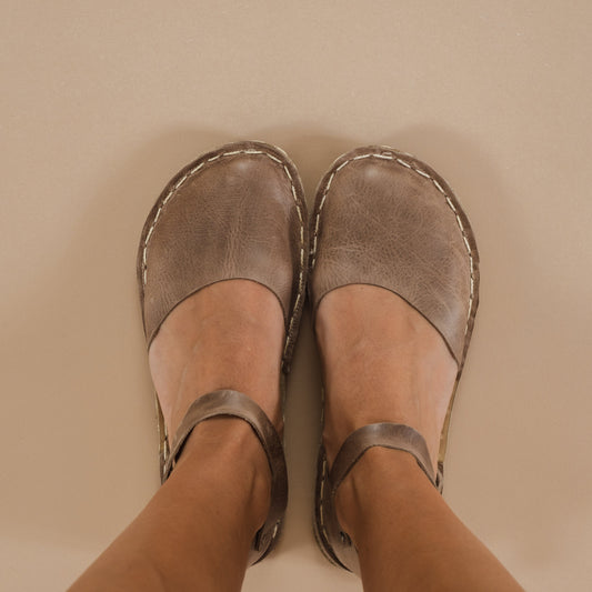 Women's Tan Natural Barefoot Sandals