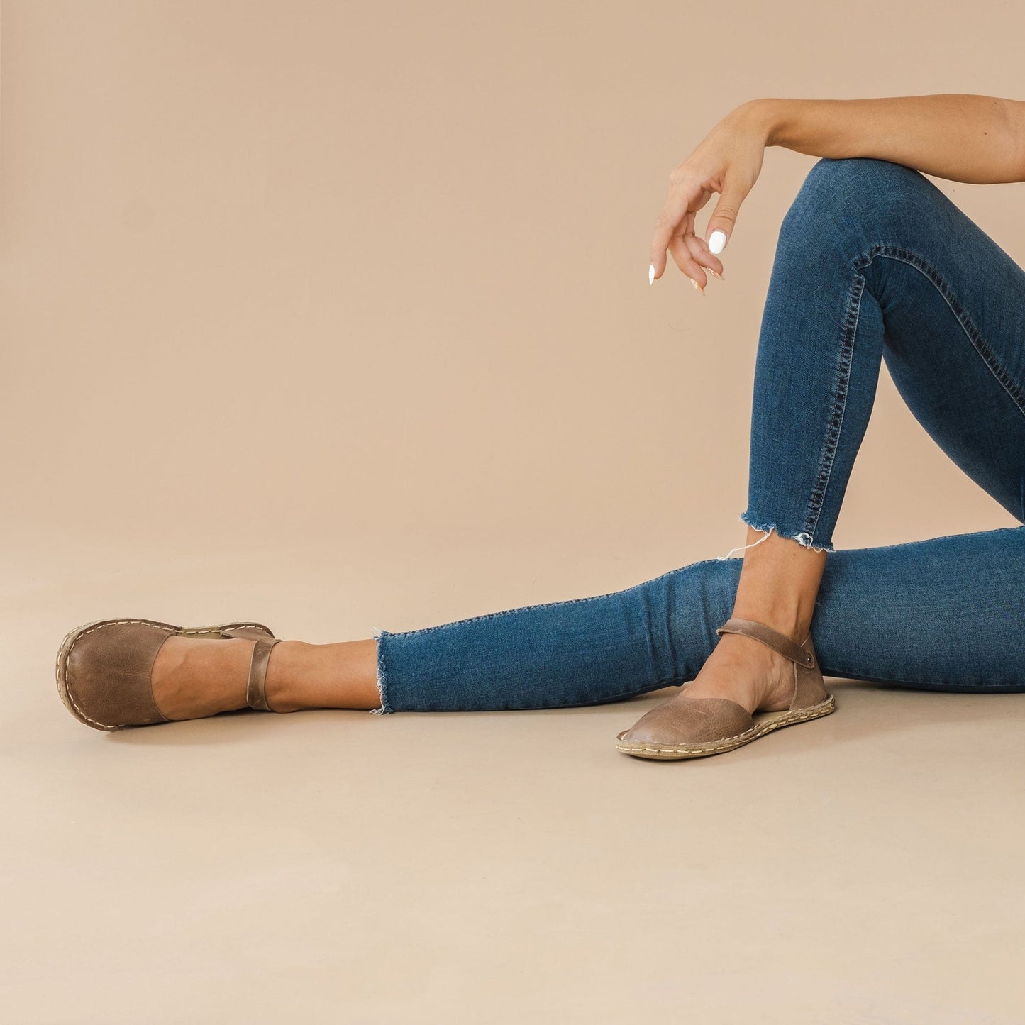 Women's Tan Natural Barefoot Sandals