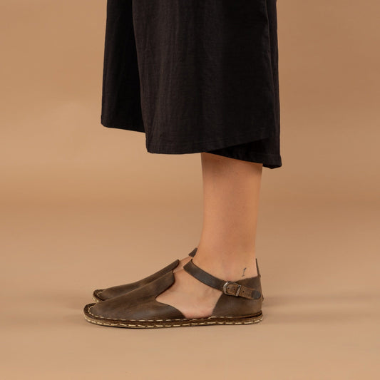 Women's Coffee Closed Toe Barefoot Sandals