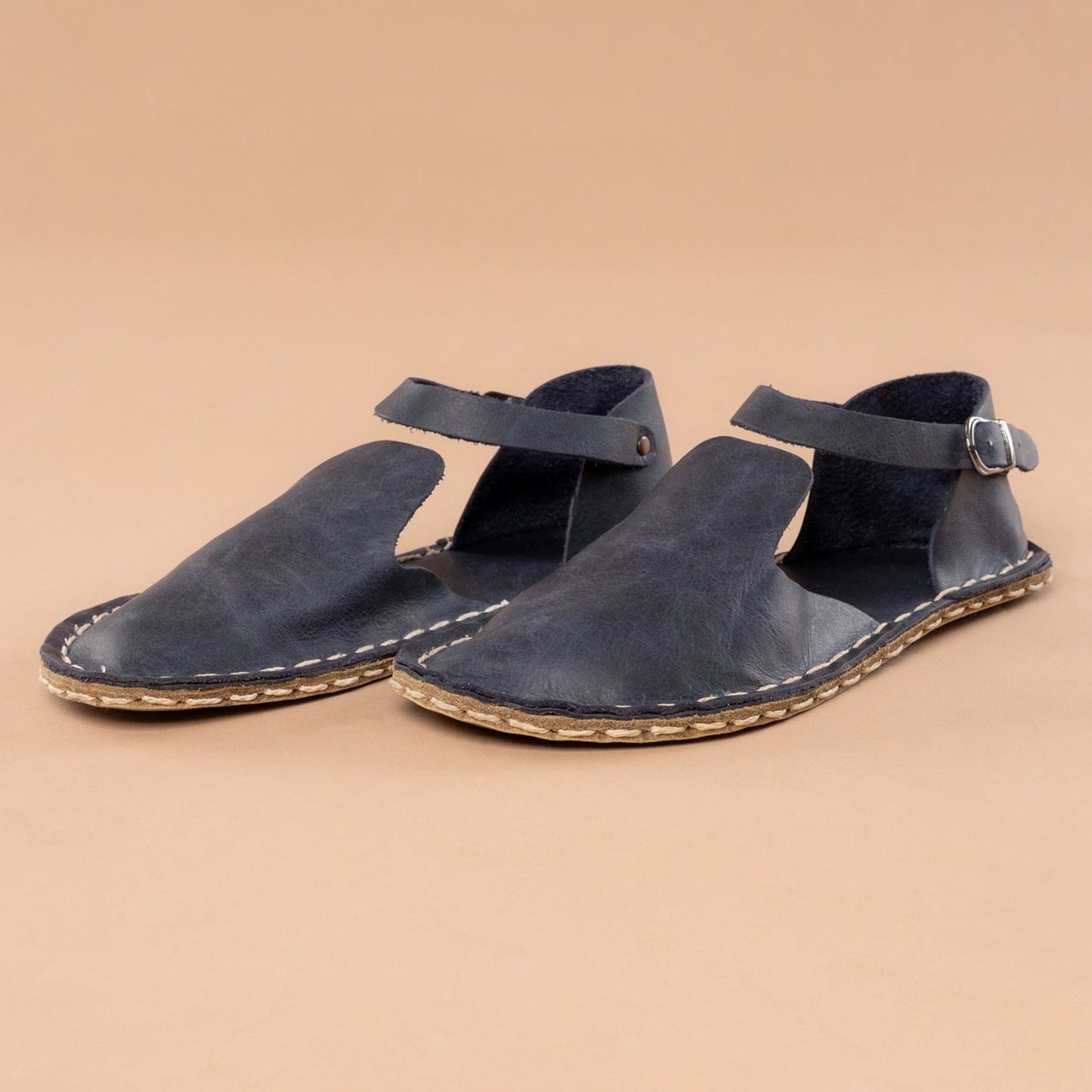 Women's Blue Closed Toe Barefoot Sandals