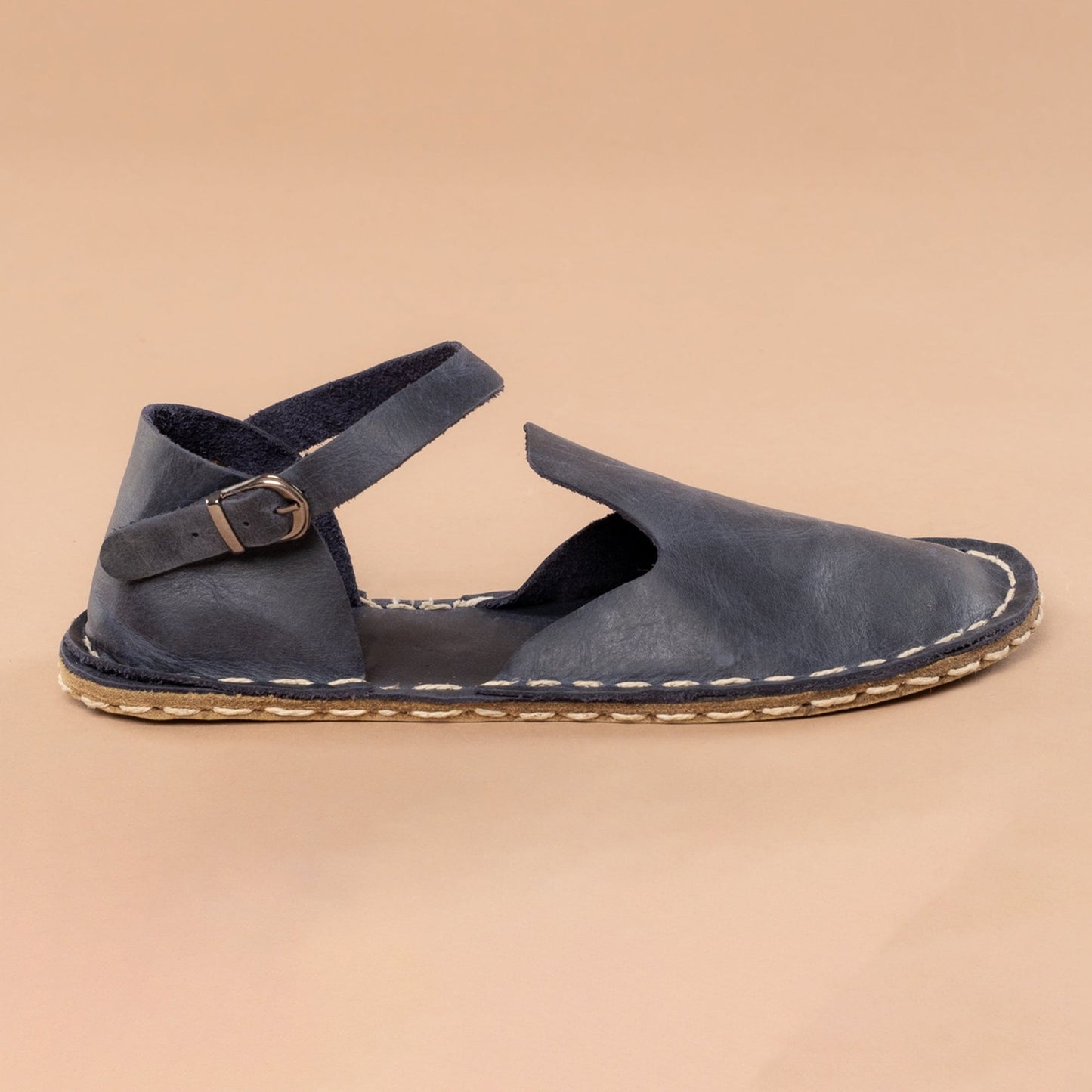 Women's Blue Closed Toe Barefoot Sandals