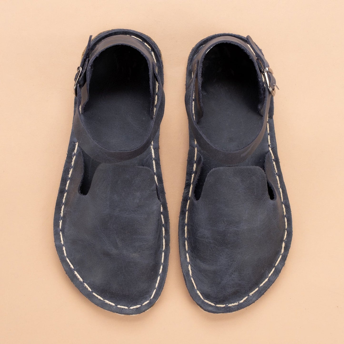 Women's Blue Closed Toe Barefoot Sandals