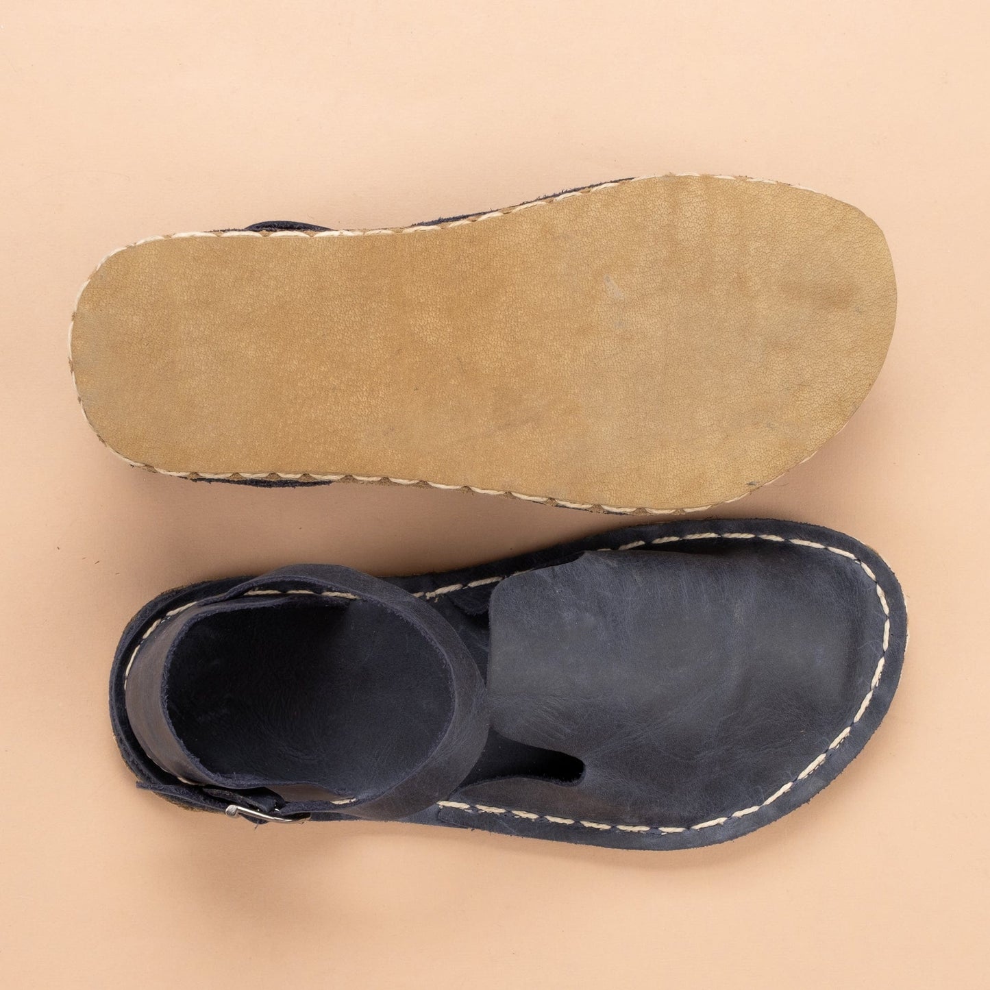Women's Blue Closed Toe Barefoot Sandals