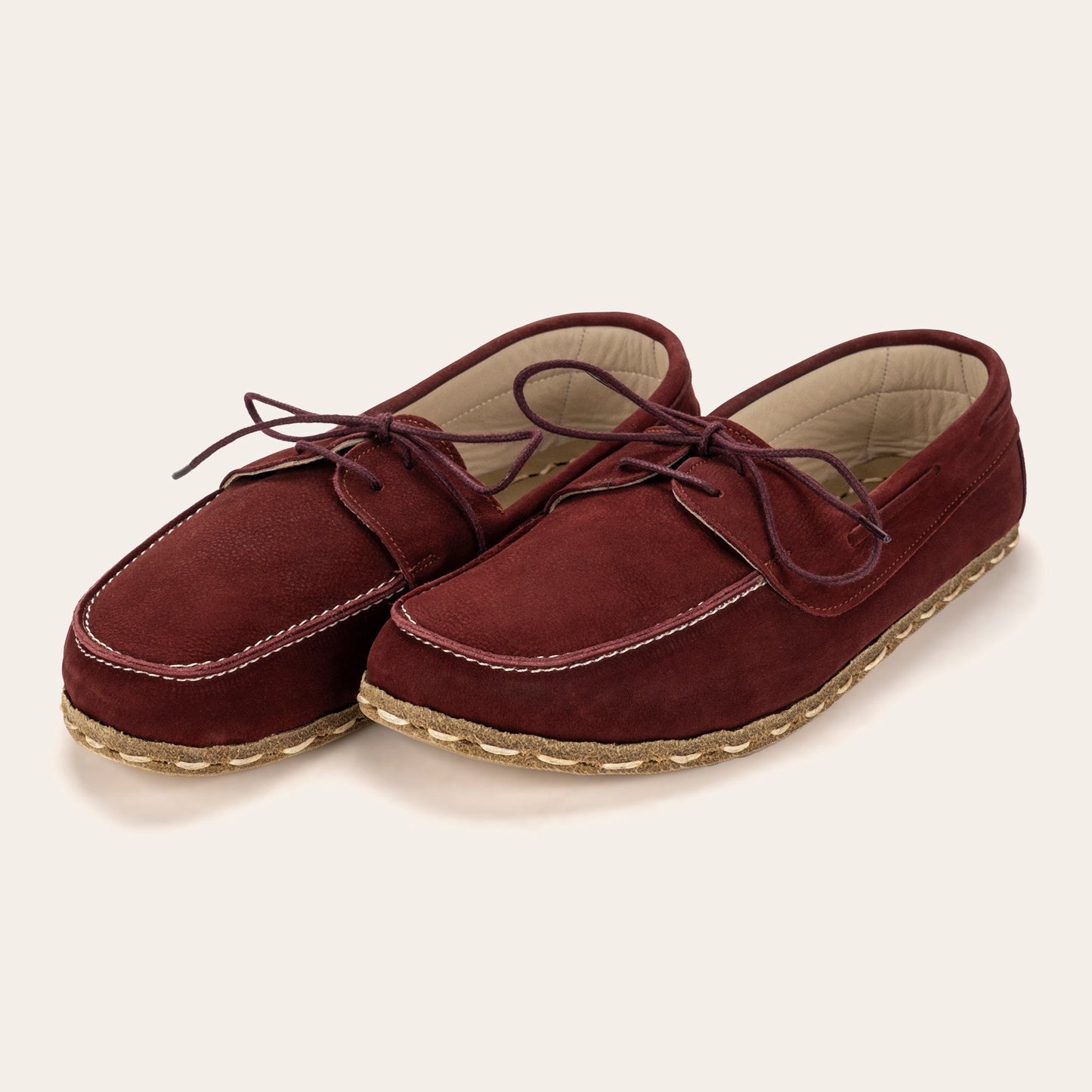 Women's Burgundy Dock Shoes