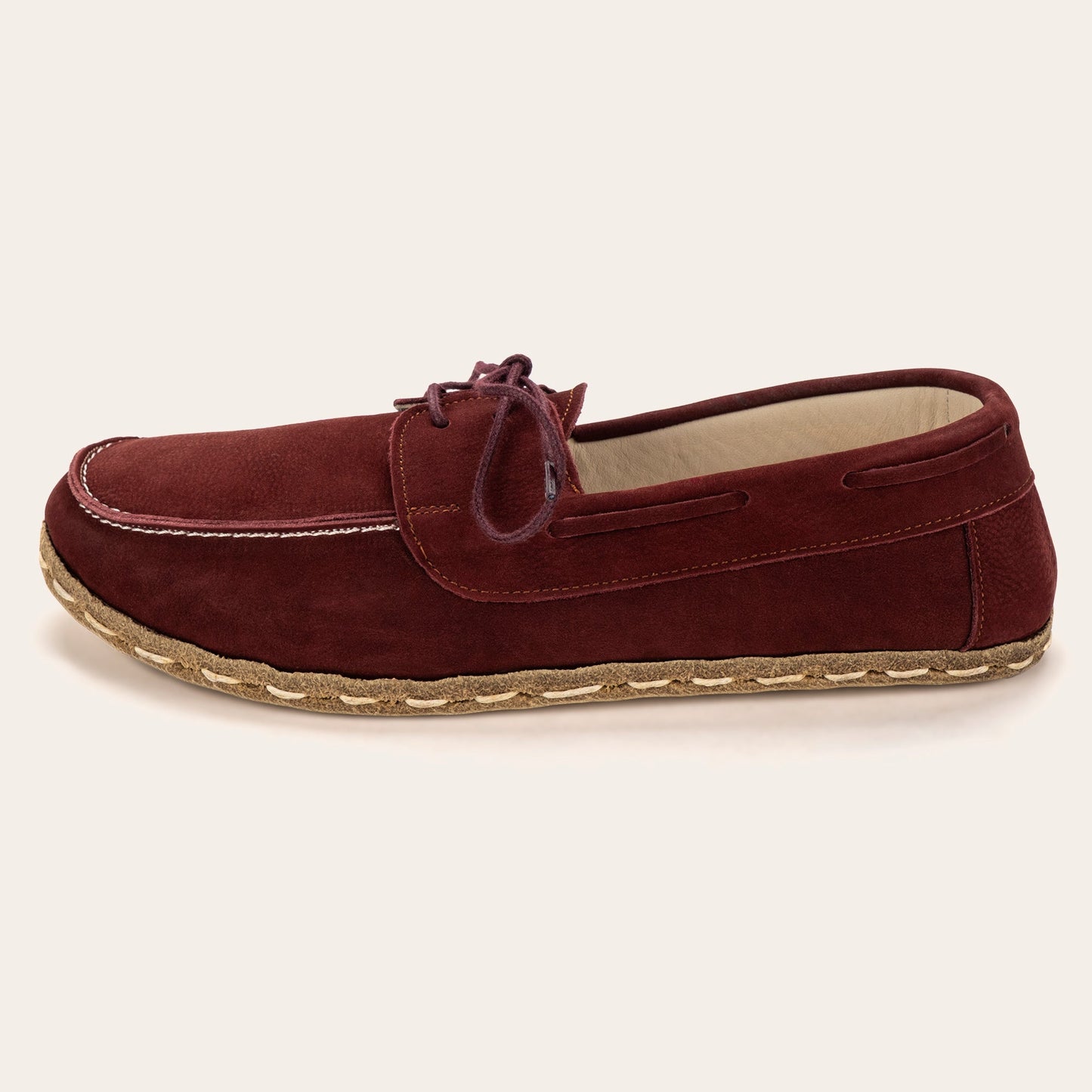 Women's Burgundy Dock Shoes
