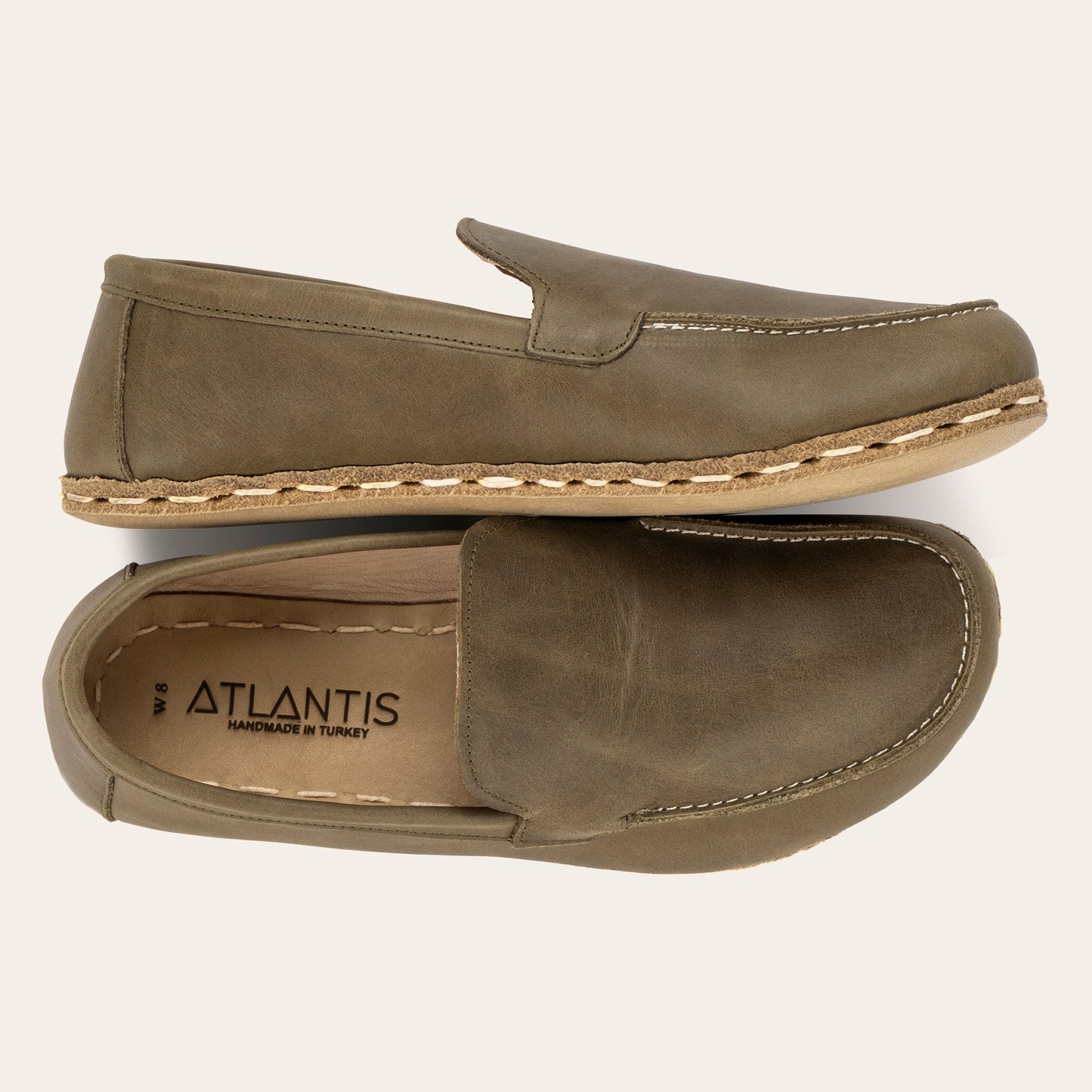 Men's Green Moccasins
