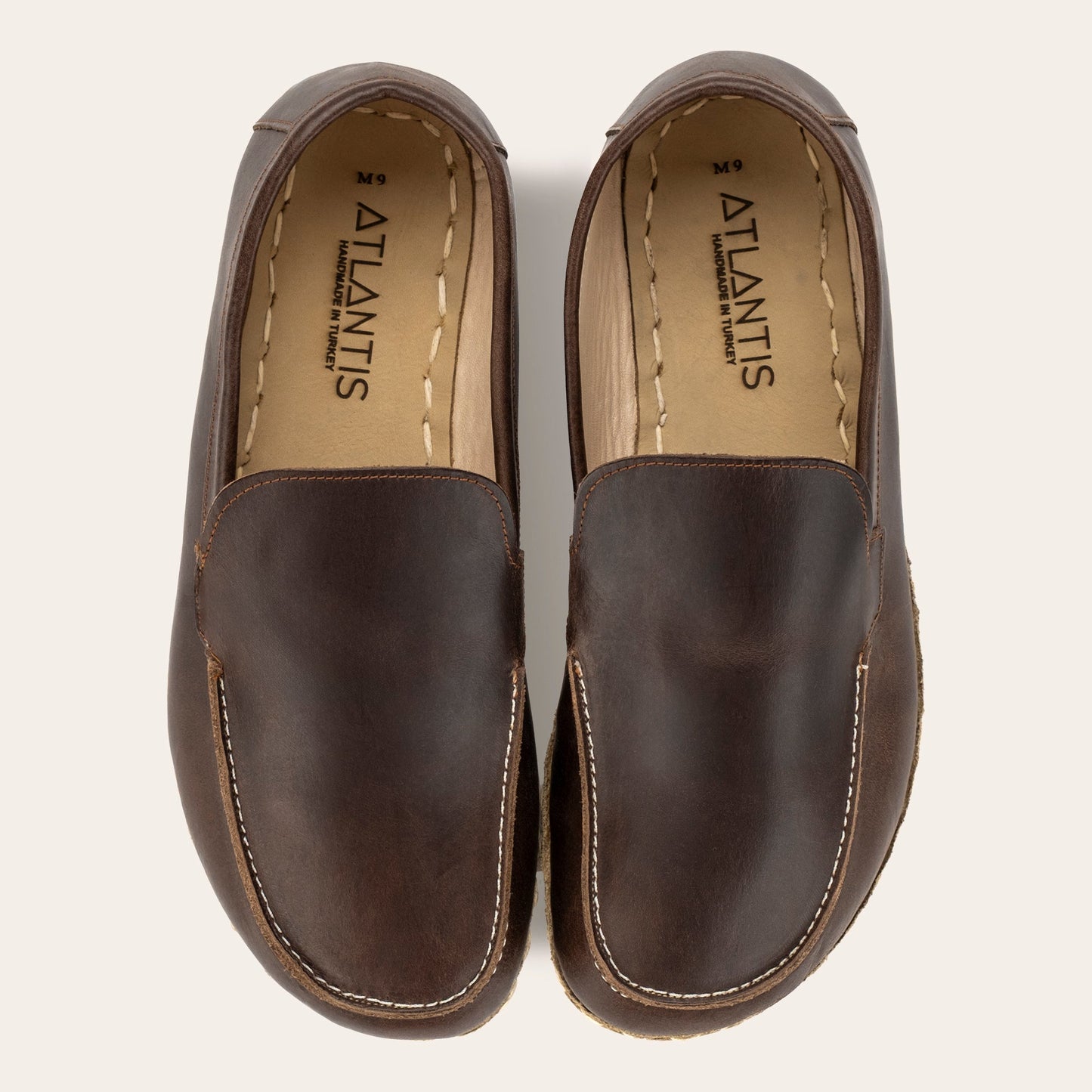 Men's Coffee Brown Moccasins