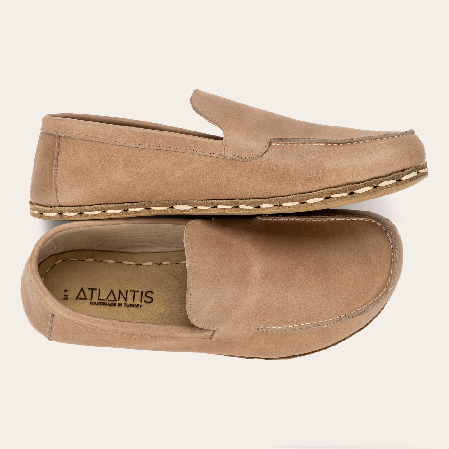 Women's Tan Moccasins