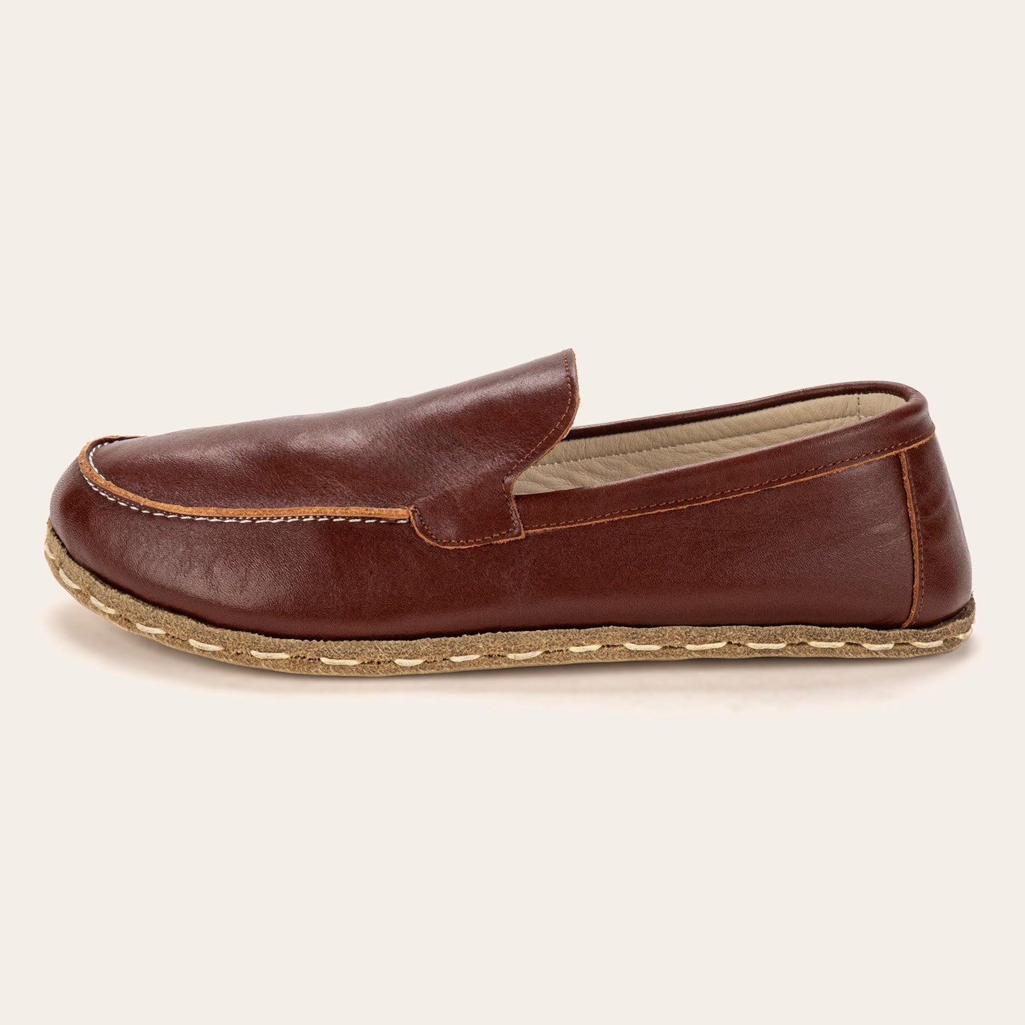 Women's Peru Brown Moccasins