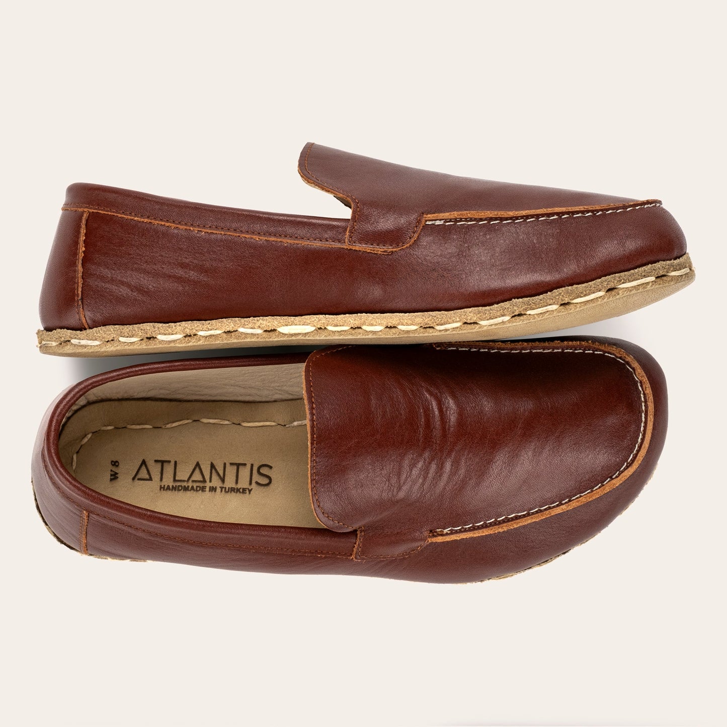Women's Peru Brown Moccasins