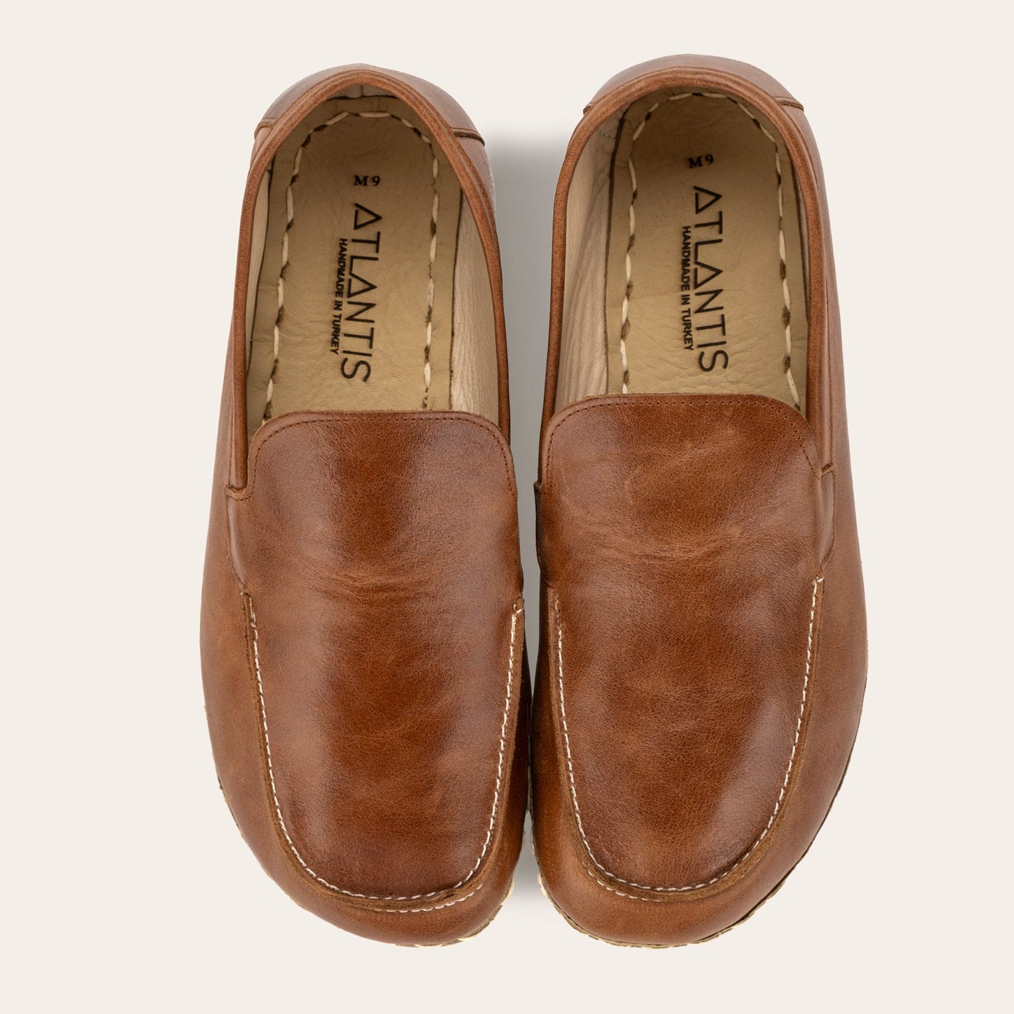 Women's Antique Brown Moccasins