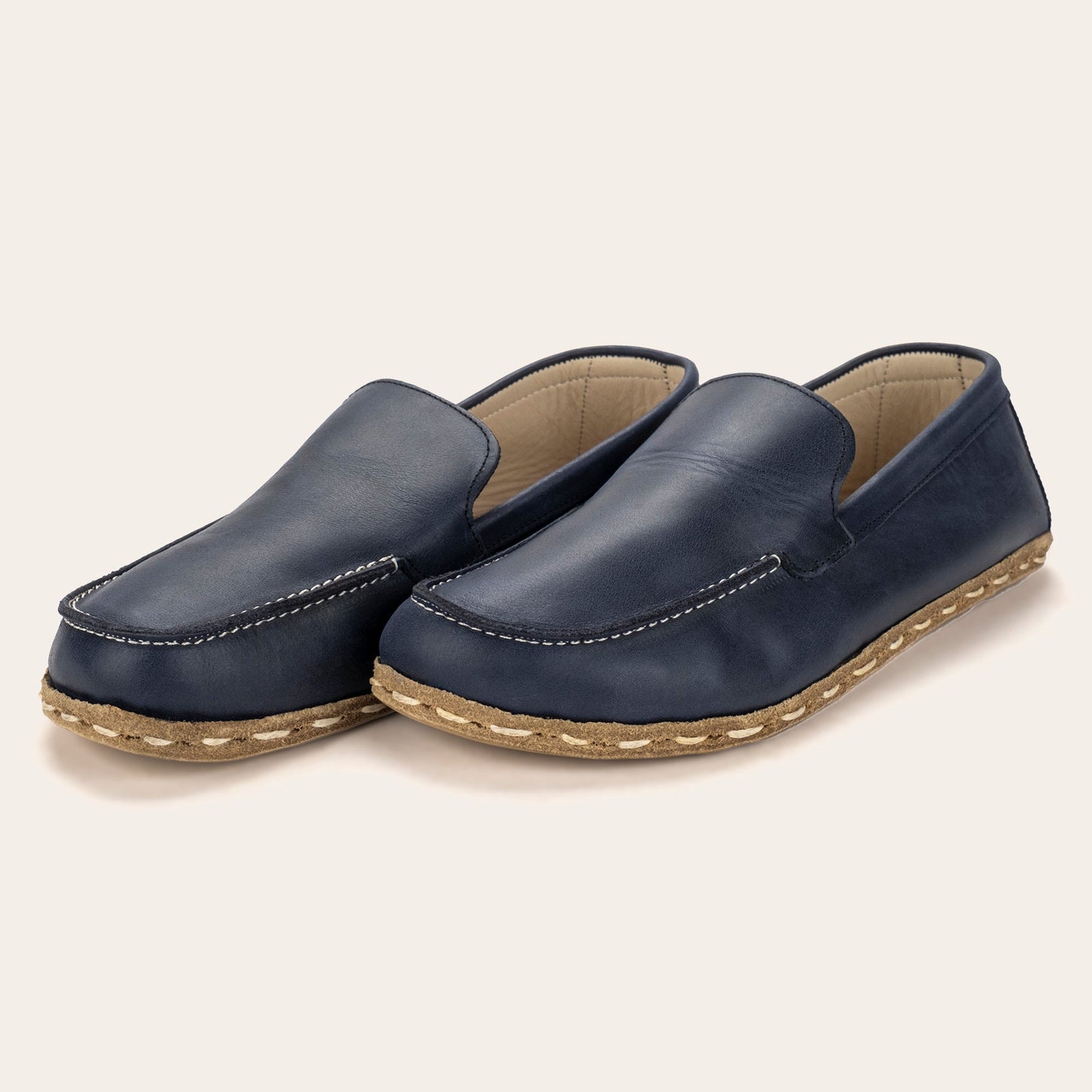 Women's Blue Moccasins
