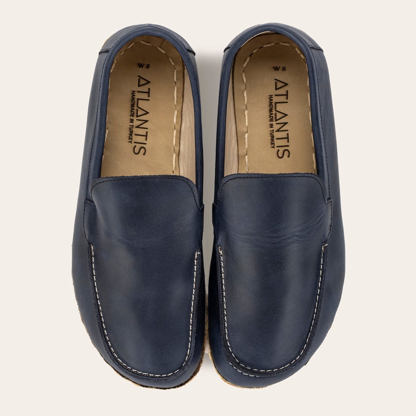 Men's Blue Moccasins