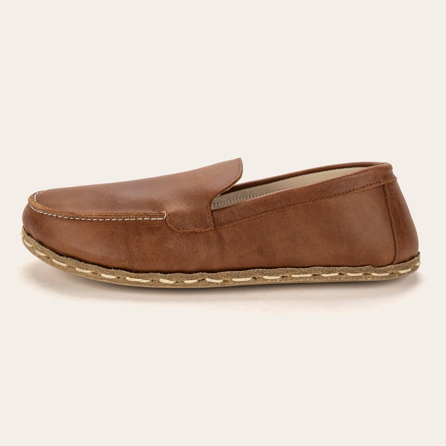Women's Lion Brown Moccasins