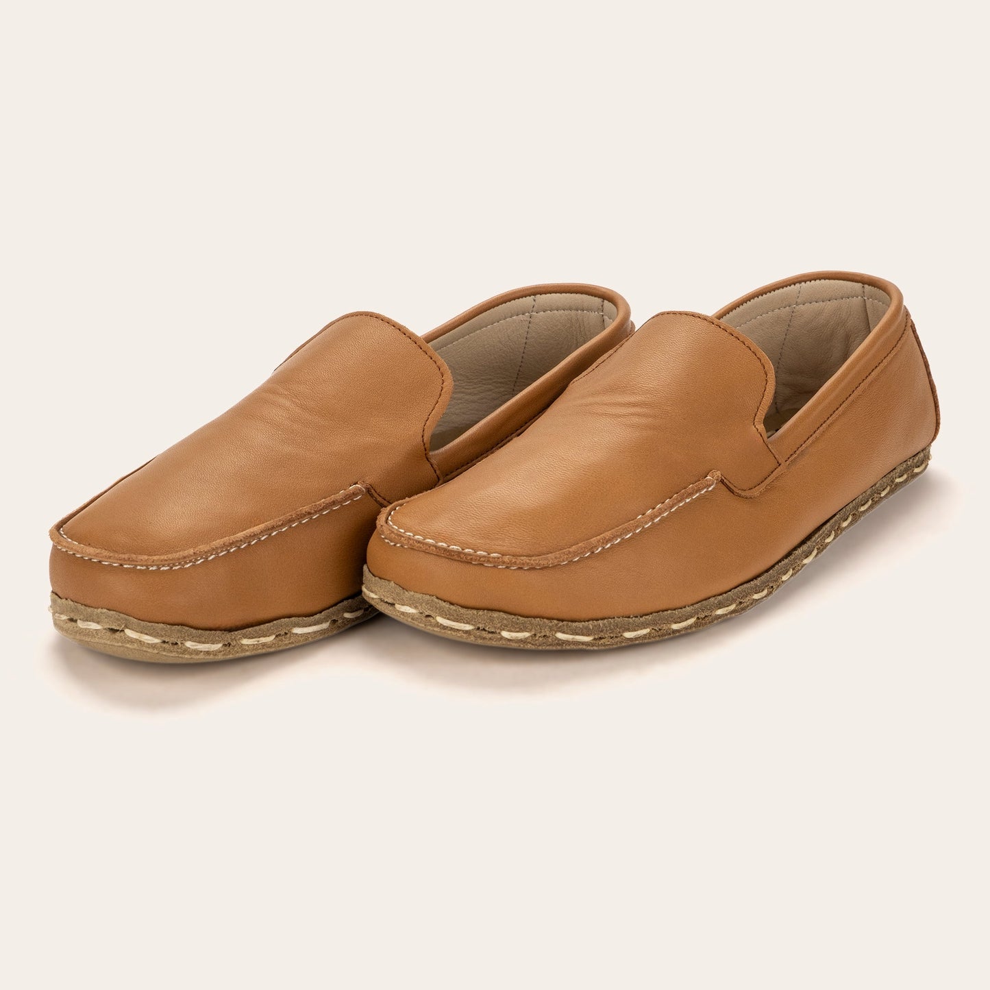Women's Coconut Brown Moccasins