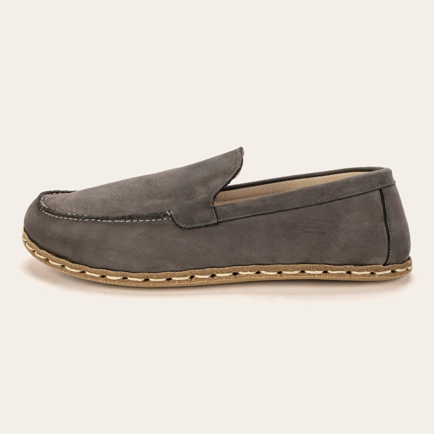 Men's Gray Moccasins