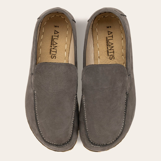 Men's Gray Moccasins
