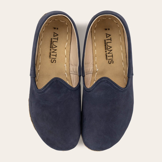 Women's Navy Nubuck Barefoots