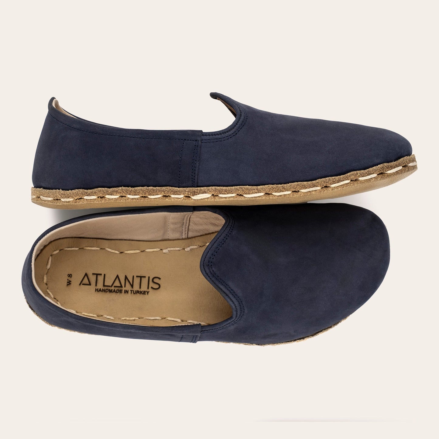 Women's Navy Nubuck Barefoots