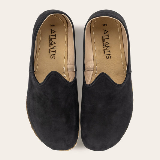 Women's Black Nubuck Barefoots