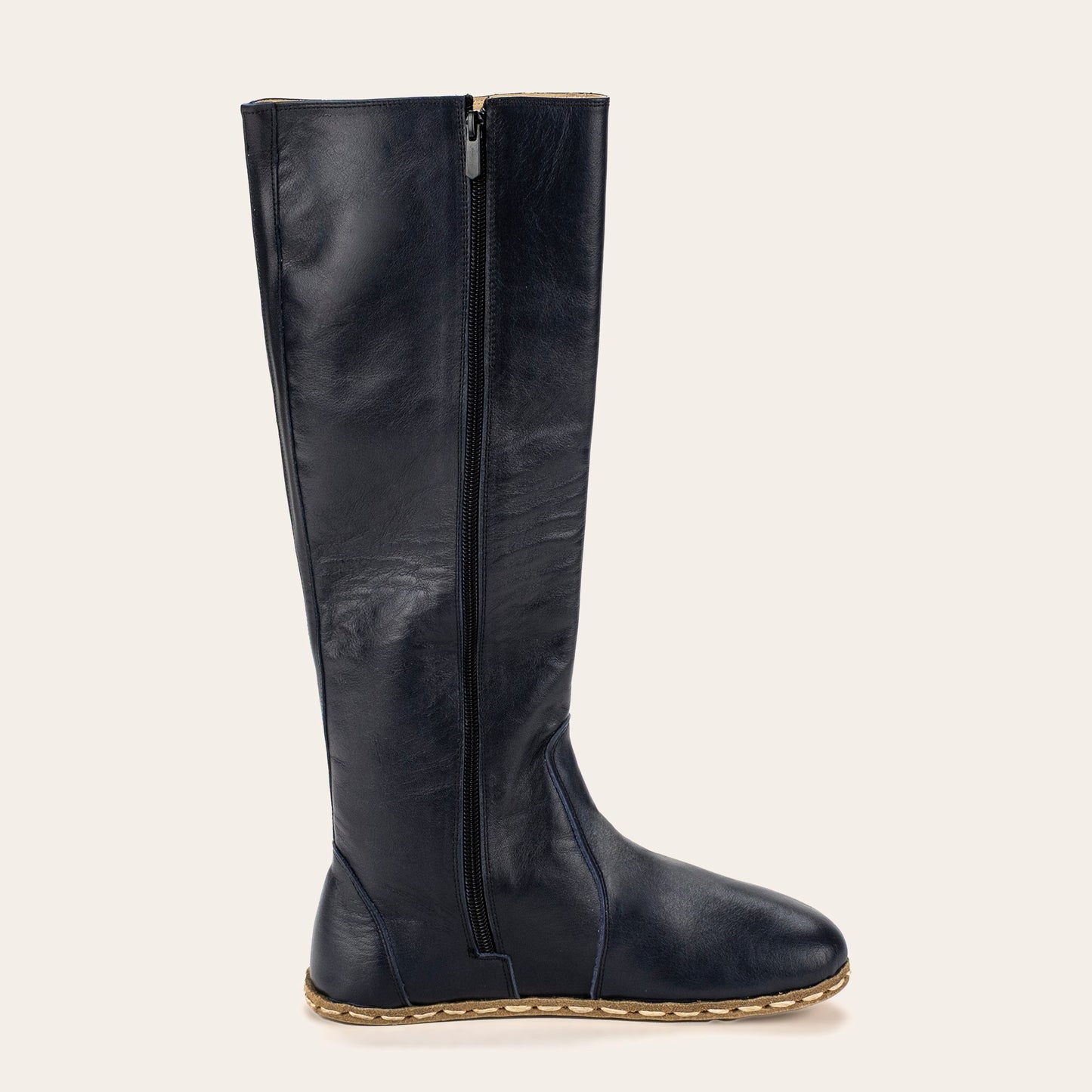 Women's Blue Barefoot Knee High Boots