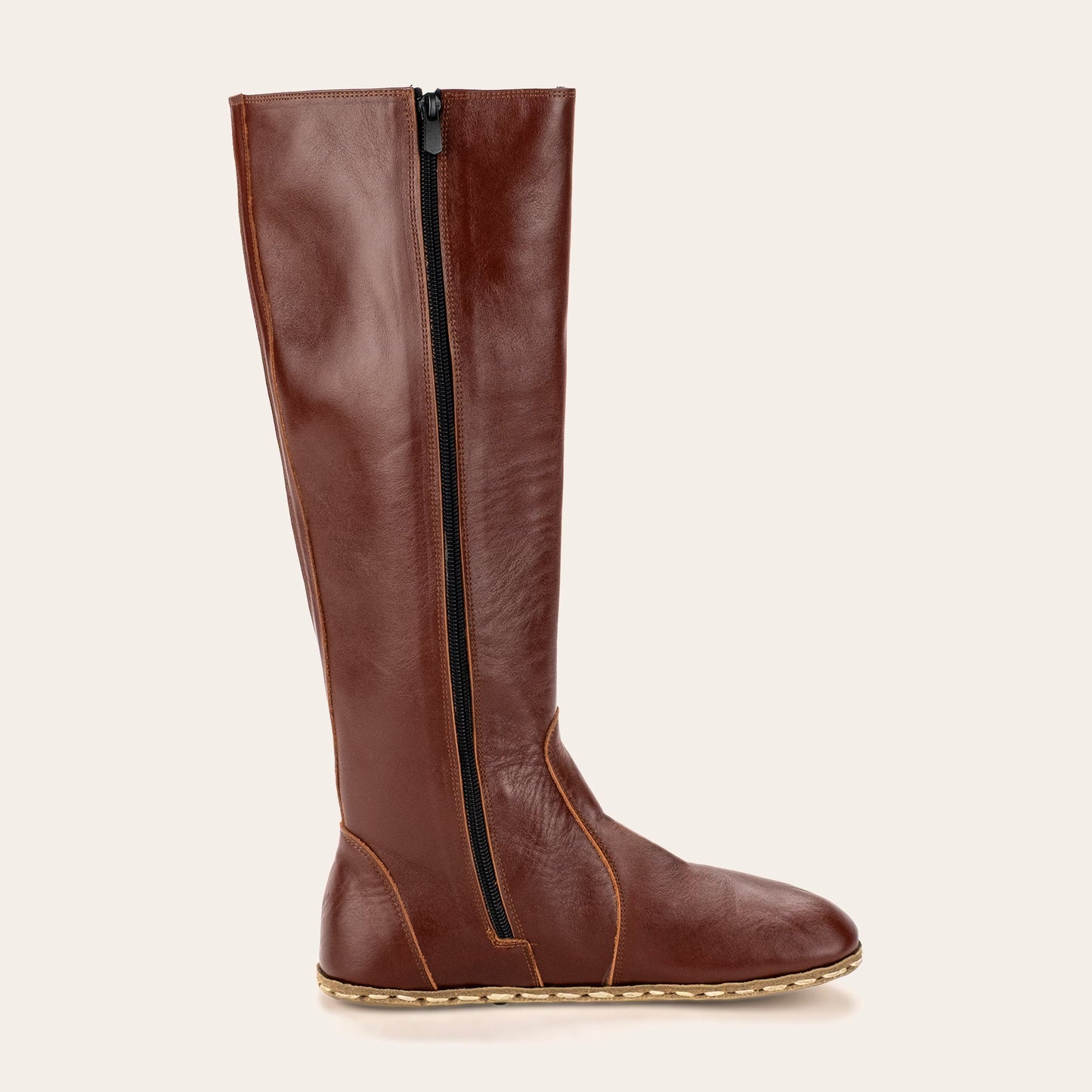 Women's Peru Brown Barefoot Knee High Boots